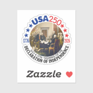 Pegatina Estados Unidos 250 - 1776-2026 - Declaración de In