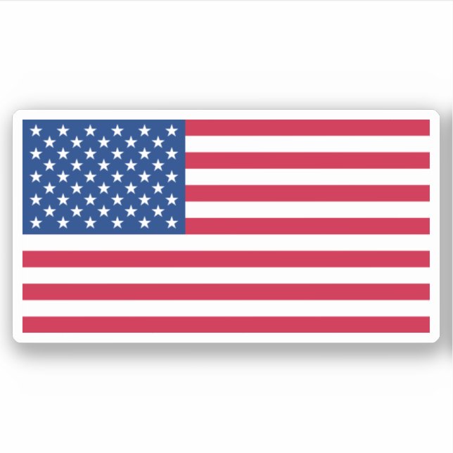 Pegatina Estados Unidos de América Día de la Independencia  (Anverso)