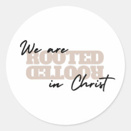 Pegatina Estamos Enraizados En Citas De La Biblia 