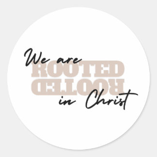 Pegatina Estamos Enraizados En Citas De La Biblia 
