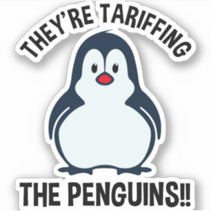 Pegatina ¡¡Están Arandiando A Los Pingüinos!!
