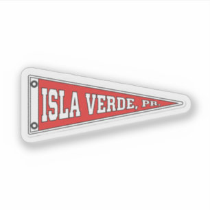 Pegatina Estandarte de Isla Verde, Puerto Rico