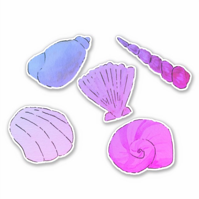 Pegatina Estanques artísticos del mar morado (Anverso)