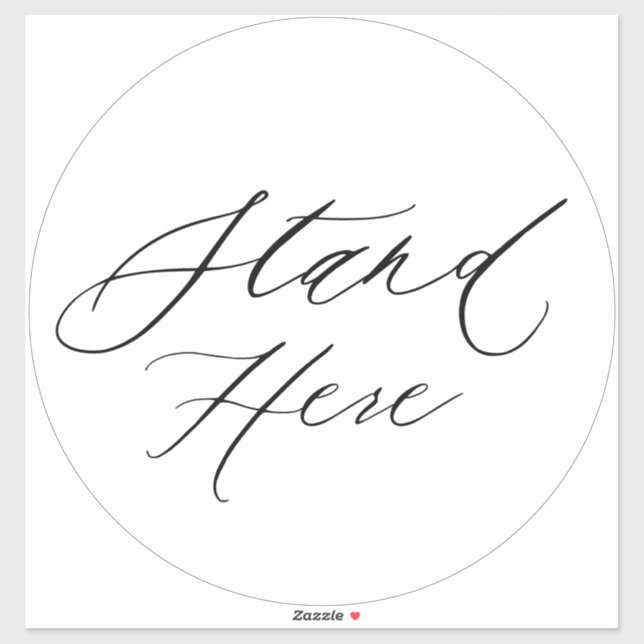 Pegatina Estar Aquí Gran Tienda De Distancia Social Del Mar (Hoja)