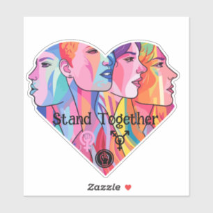 Pegatina Estar juntos