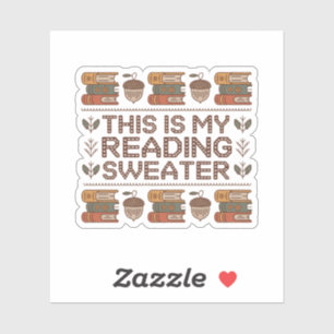Pegatina Este Es Mi Libro De Patrones De Vintage De Sweater