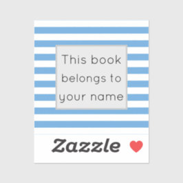 Pegatina Este libro pertenece a