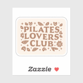 Pegatina Estética del club de los amantes del Pilates