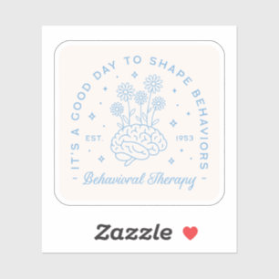 Pegatina Estética del terapeuta de terapia conductual