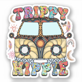 Pegatina Estética Trippy Hippie Indie