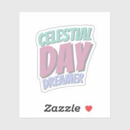 Pegatina estético y calmo