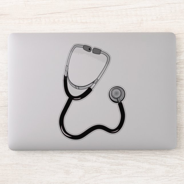 Pegatina Estetioscopio médica o enfermera (Ordenador)