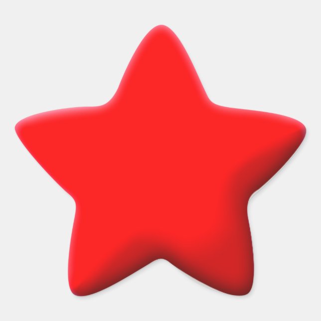 Pegatina estilo almohada roja (Anverso)