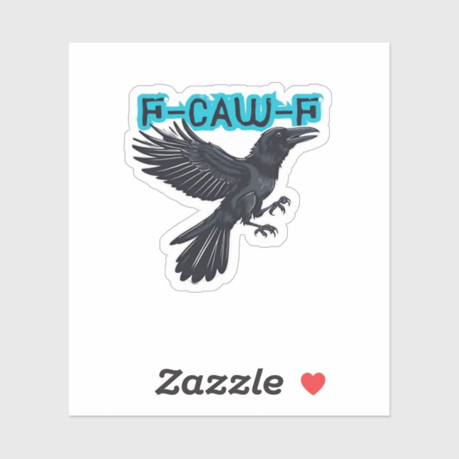 Pegatina Estilo Creativo Casual F Caw F (Hoja)