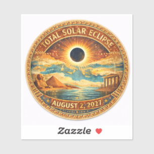 Pegatina Estilo mosaico 2027 Eclipse