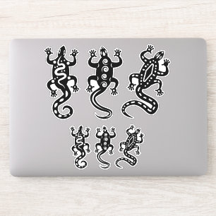 Pegatina Estilo negro del sudoeste de Thunder_Cove de tres