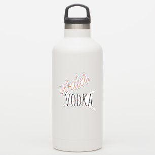 Pegatina Esto podría ser una botella de agua de Vodka diver