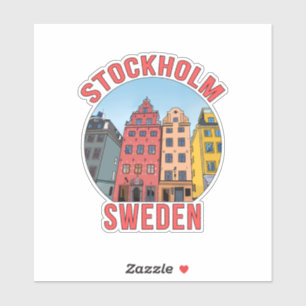 Pegatina Estocolmo Suecia