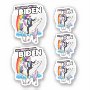 Pegatina Estoy Ridin con Biden