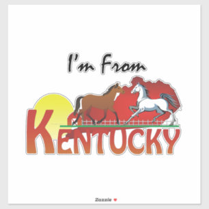 Pegatina ESTOY Soy de Kentucky