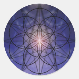 Pegatina estrella azul