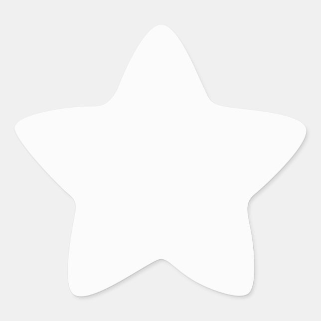 Pegatina Estrella Blanca (Anverso)
