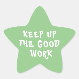 Pegatina Estrella de Fomento del Buen Trabajo del 