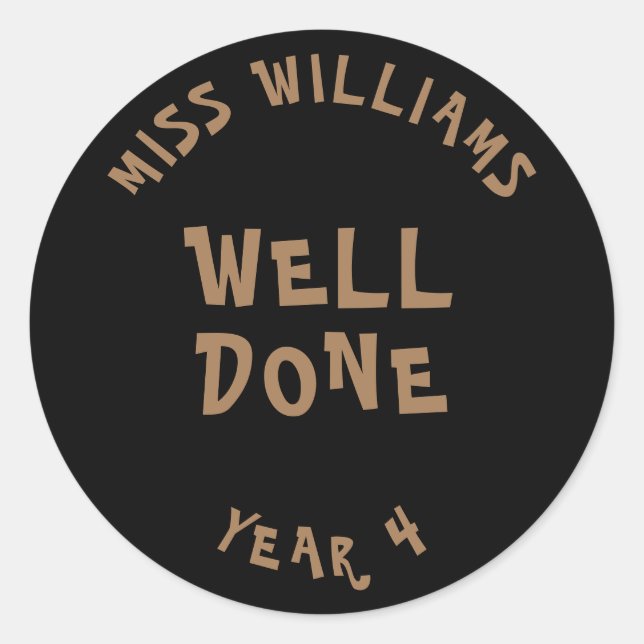 Pegatina Estrella de Fomento del Buen Trabajo del  (Anverso)