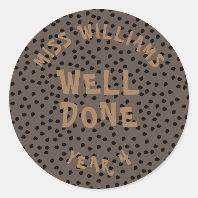 Pegatina Estrella de Fomento del Buen Trabajo del  (Anverso)