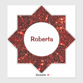 Pegatina Estrella de Personalizado cuta