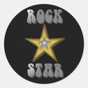 Pegatina Estrella de Rock