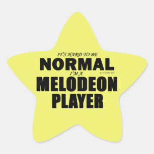 Pegatina Estrella del jugador de Melodeon normal