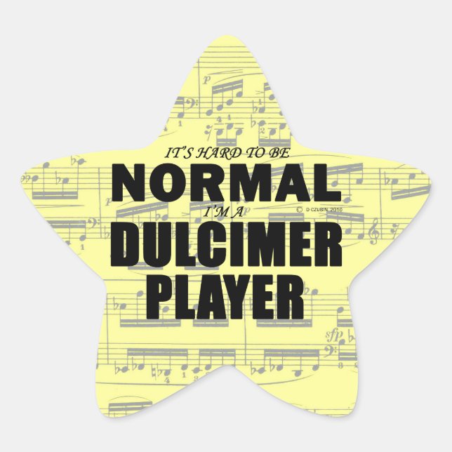 Pegatina Estrella del jugador Dulcimer Normal (Anverso)