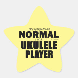 Pegatina Estrella del jugador Normal de Ukulele