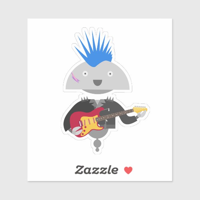 Pegatina Estrella Mia rock (Hoja)