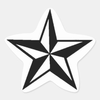 Pegatina estrella náutica