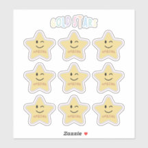 estrellas de oro del arco iris