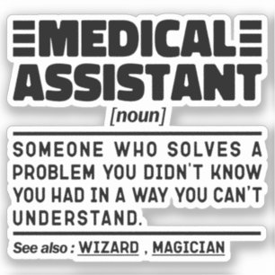 Pegatina Estudiante de medicina moderna graduado