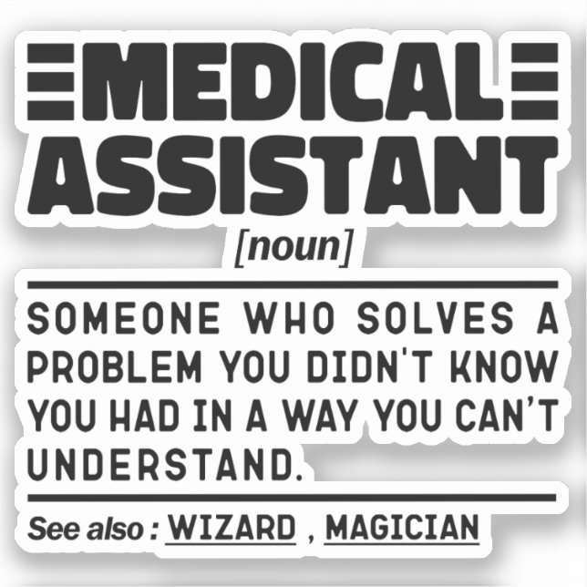 Pegatina Estudiante de medicina moderna graduado (Anverso)