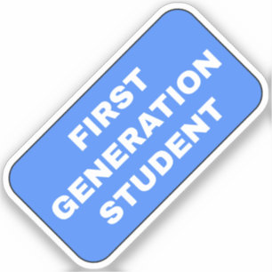 Pegatina Estudiante de primera generación