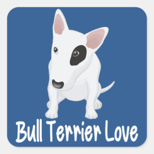 Pegatina / Etiqueta de cachorro de perro Bull Terr