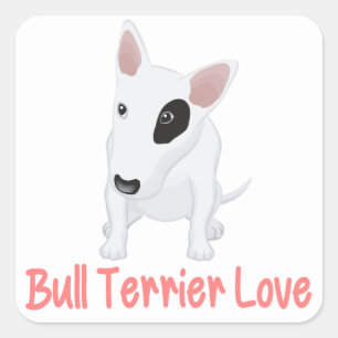 Pegatina / Etiqueta de cachorro de perro Bull Terr