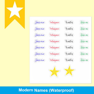 Pegatina (Etiquetas Personalizado 28) Cree Su Propio Nombre