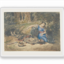 Eugène Delacroix - La muerte de Lara