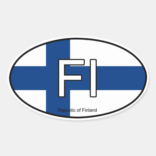 Pegatina Euro de Finlandia (Anverso)