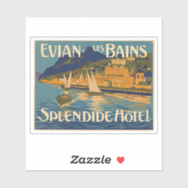 Pegatina Evian Les Bains Spledide Hotel