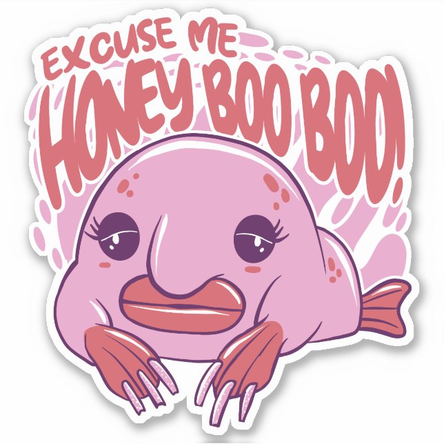 PEGATINA EXCUSA ME HONEY BOO BOO (Anverso)