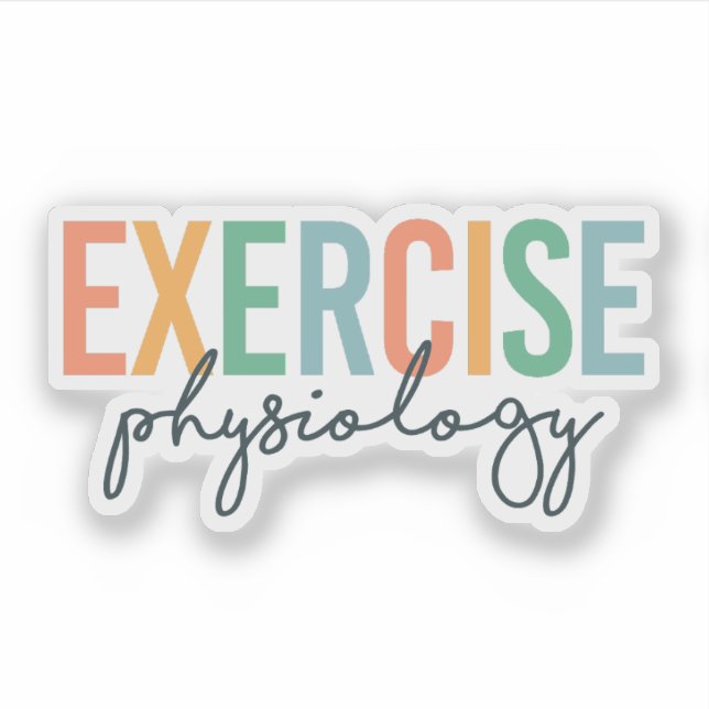 Pegatina Exercise Physiology – Exercise Physiologist (Anverso)