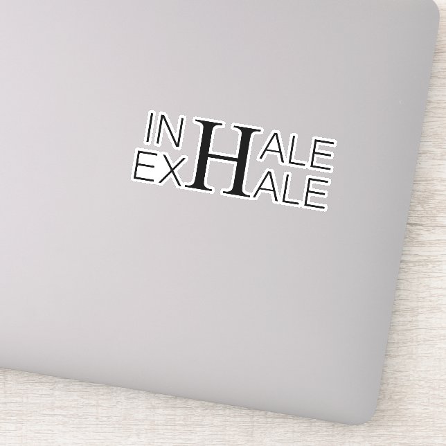Pegatina Exhalación por inhalación (Detalle)