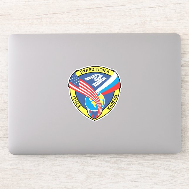 Pegatina Expedición de la Estación Espacial Internacional I (Ordenador)